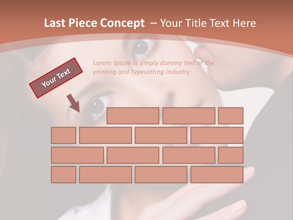 Couple Posing PowerPoint Template