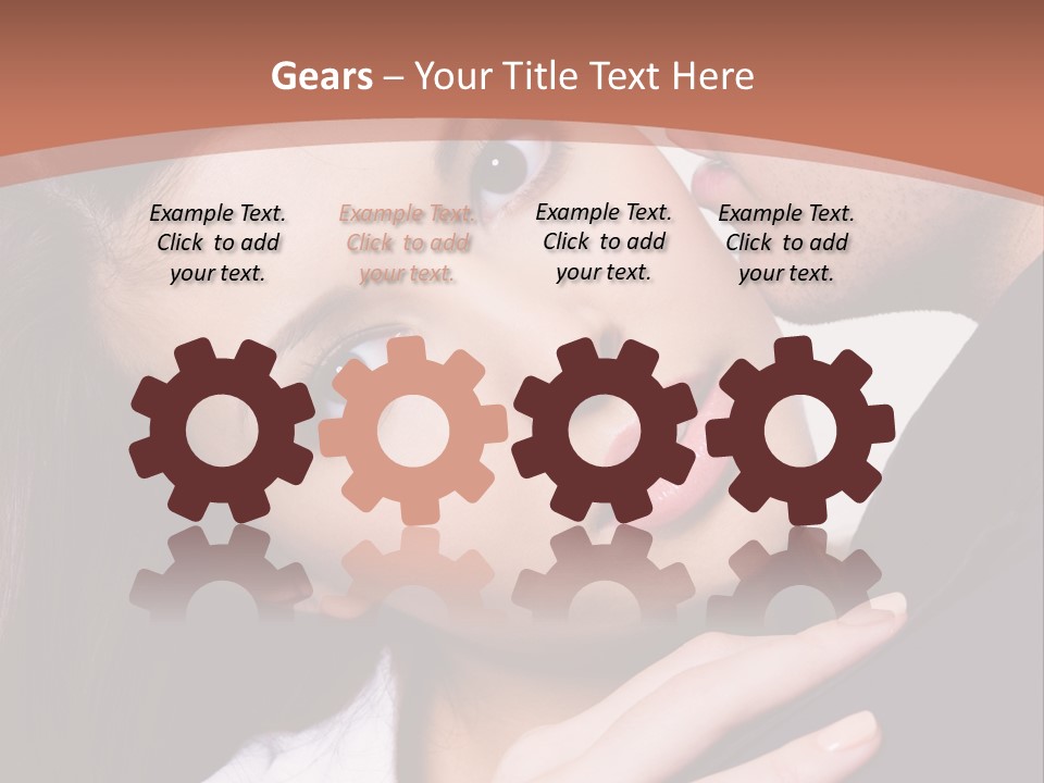 Couple Posing PowerPoint Template