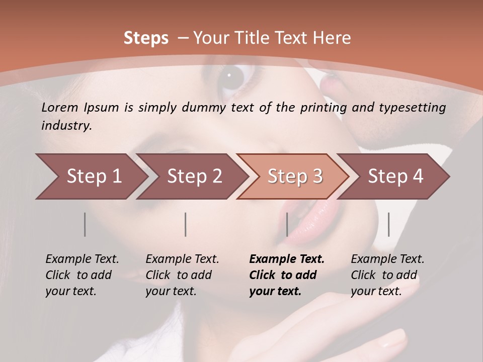 Couple Posing PowerPoint Template