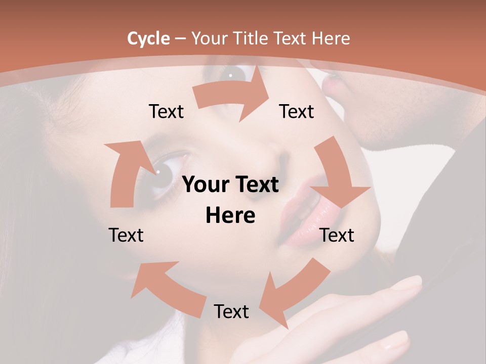 Couple Posing PowerPoint Template