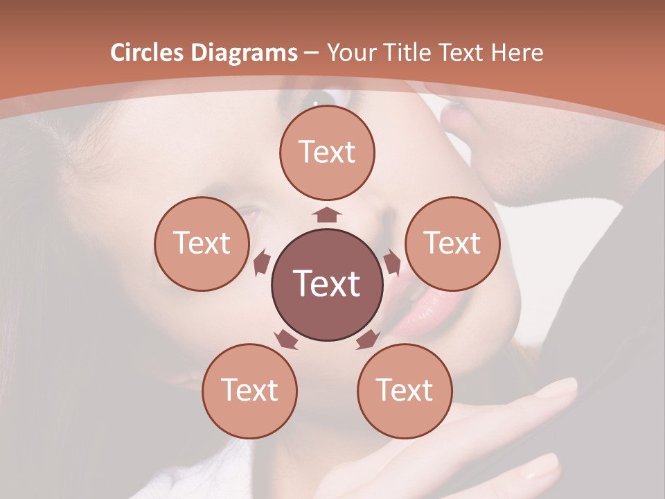 Couple Posing PowerPoint Template