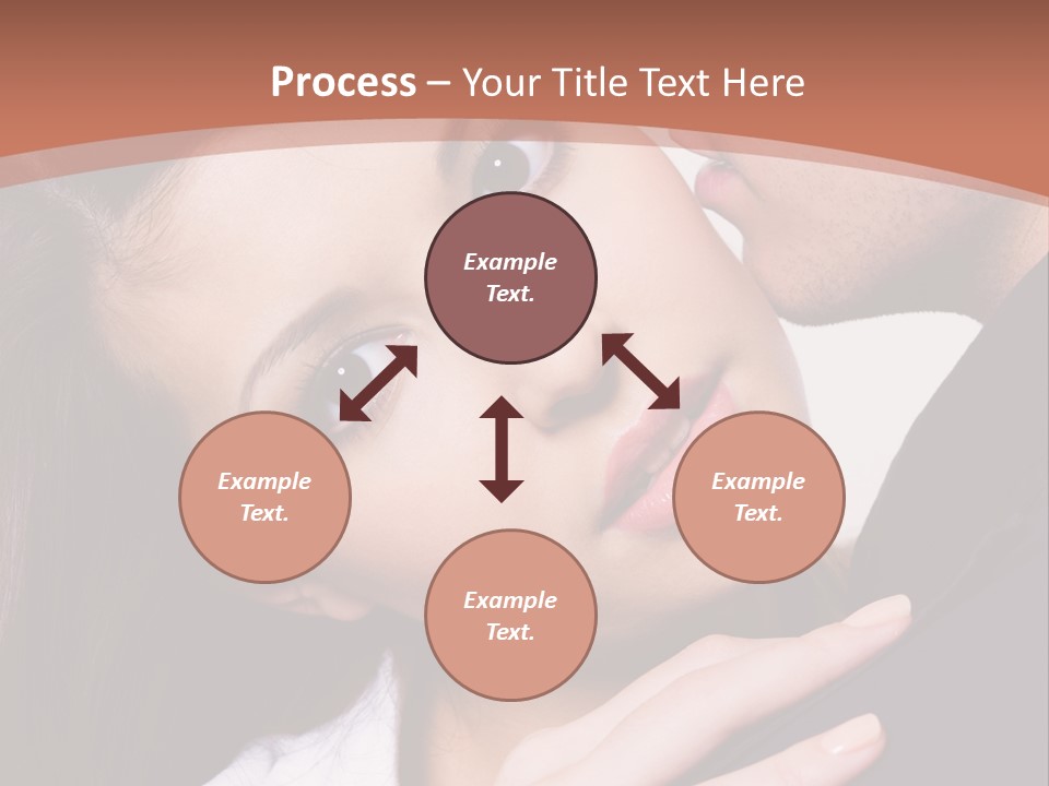 Couple Posing PowerPoint Template