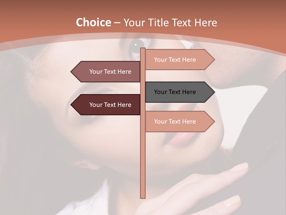 Couple Posing PowerPoint Template