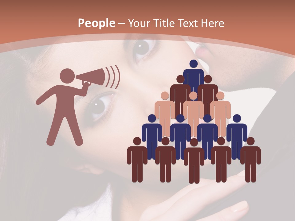 Couple Posing PowerPoint Template