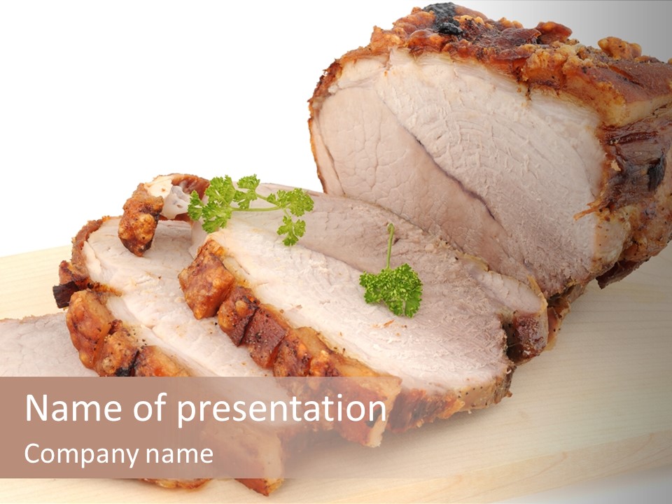 Meat Products PowerPoint Template