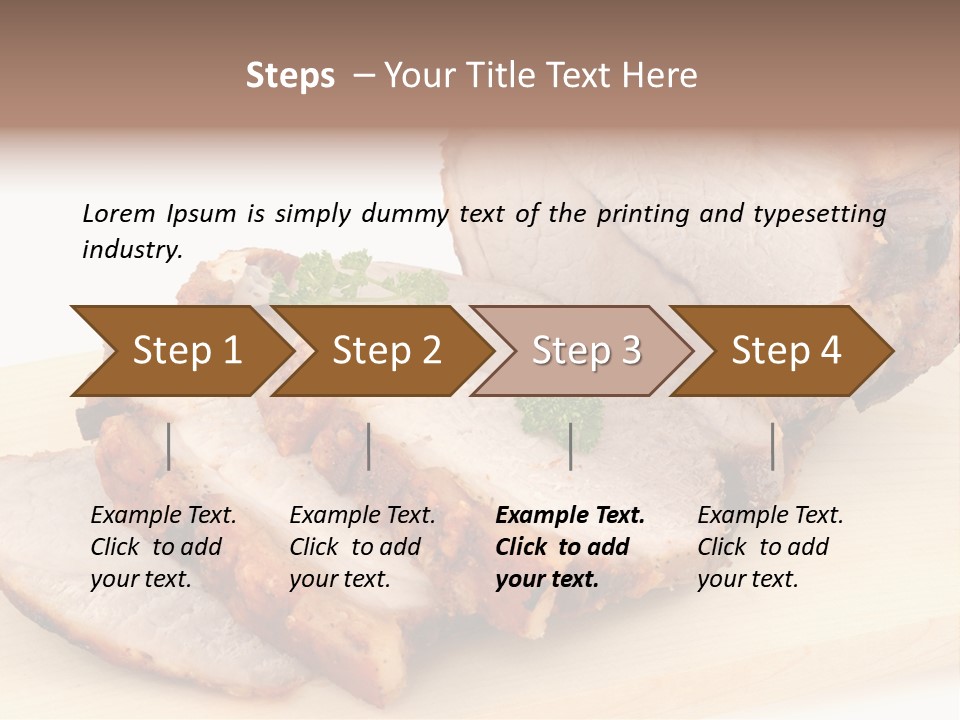 Meat Products PowerPoint Template