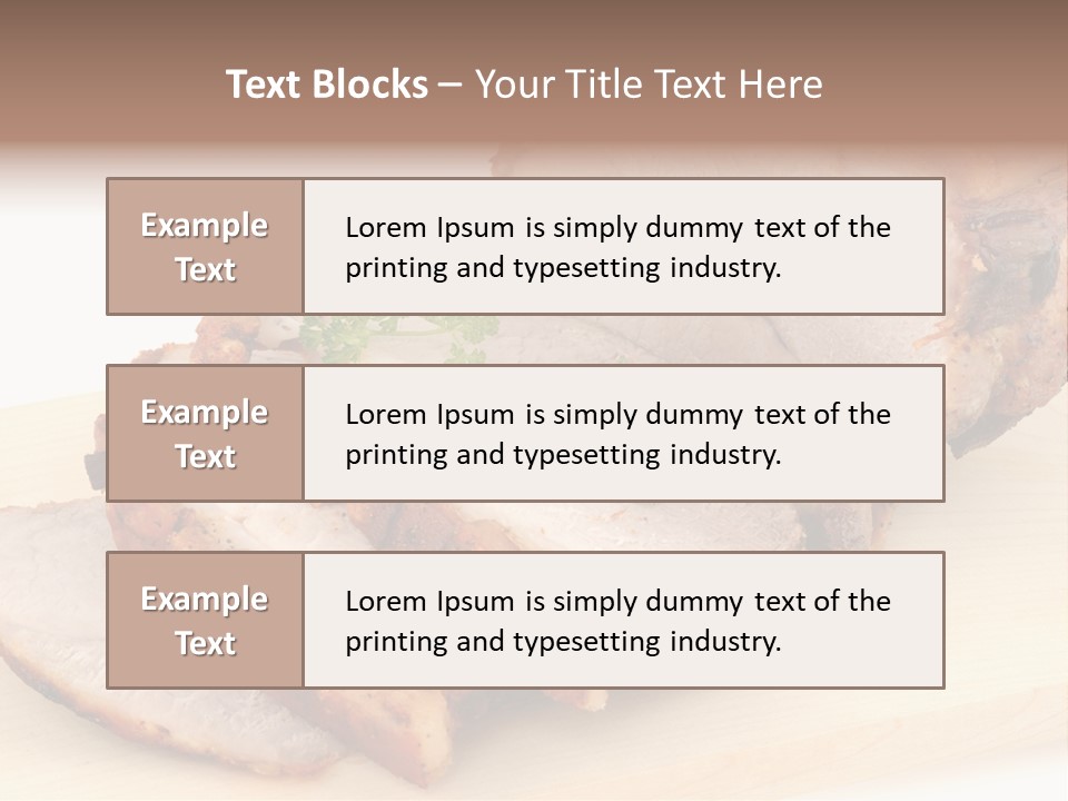 Meat Products PowerPoint Template