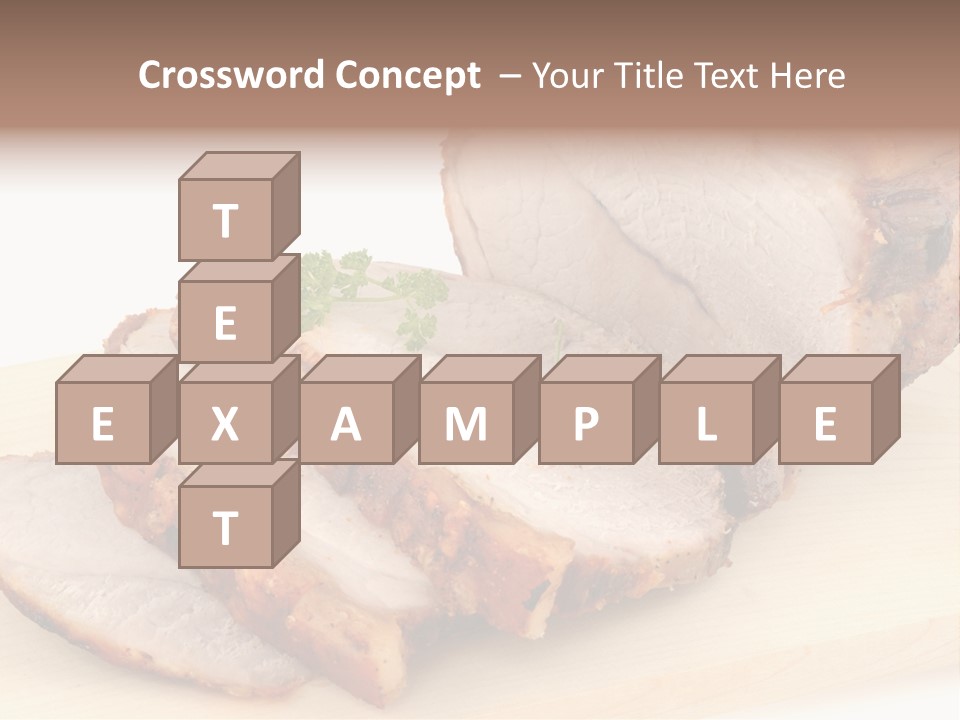 Meat Products PowerPoint Template