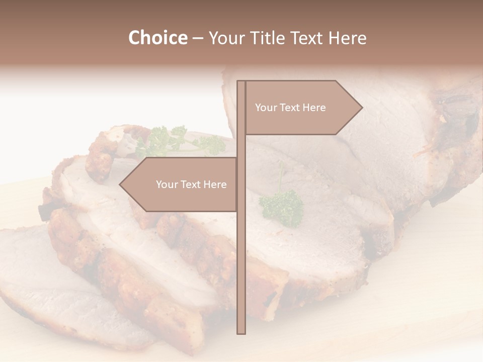 Meat Products PowerPoint Template