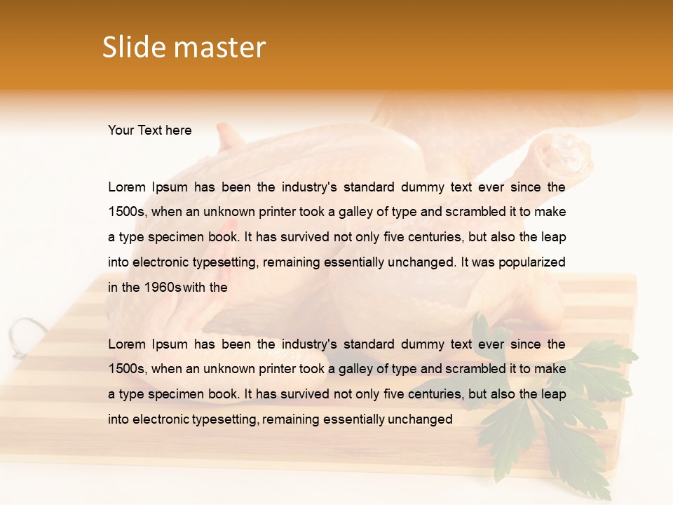Whole Chicken PowerPoint Template