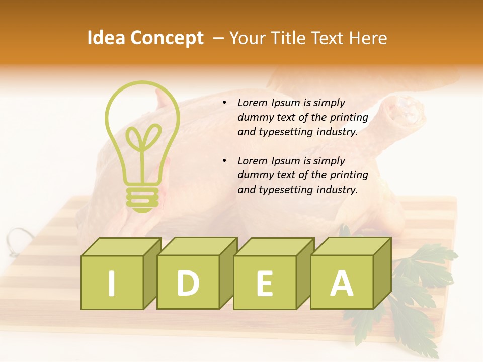 Whole Chicken PowerPoint Template
