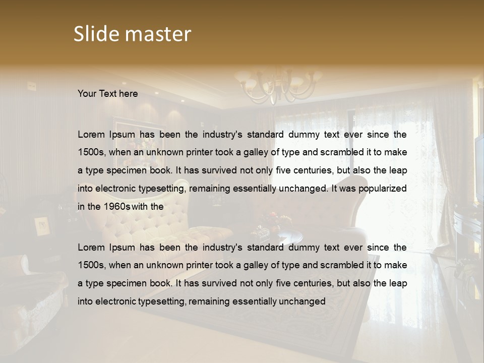 Home Interior Design Ideas PowerPoint Template