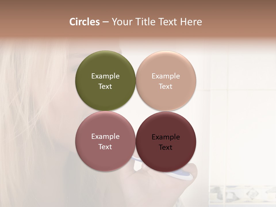 Makeup Woman Bathroom PowerPoint Template