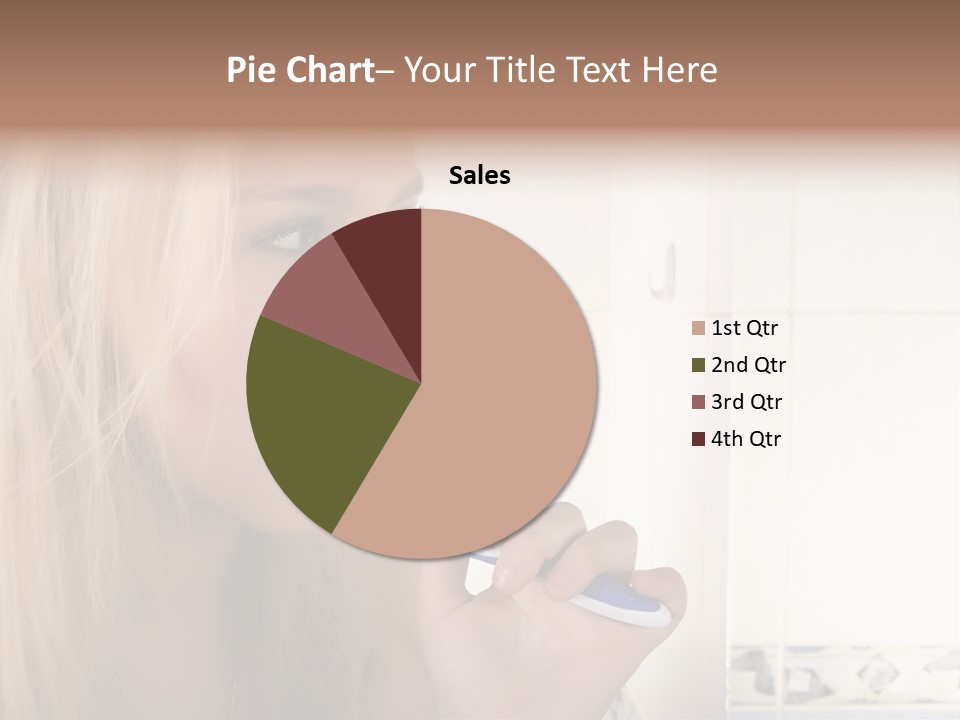 Makeup Woman Bathroom PowerPoint Template