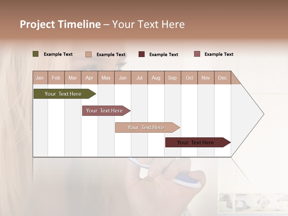 Makeup Woman Bathroom PowerPoint Template