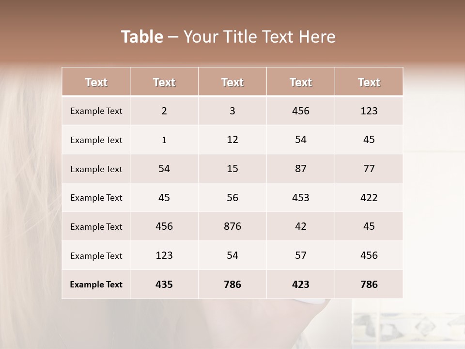 Makeup Woman Bathroom PowerPoint Template