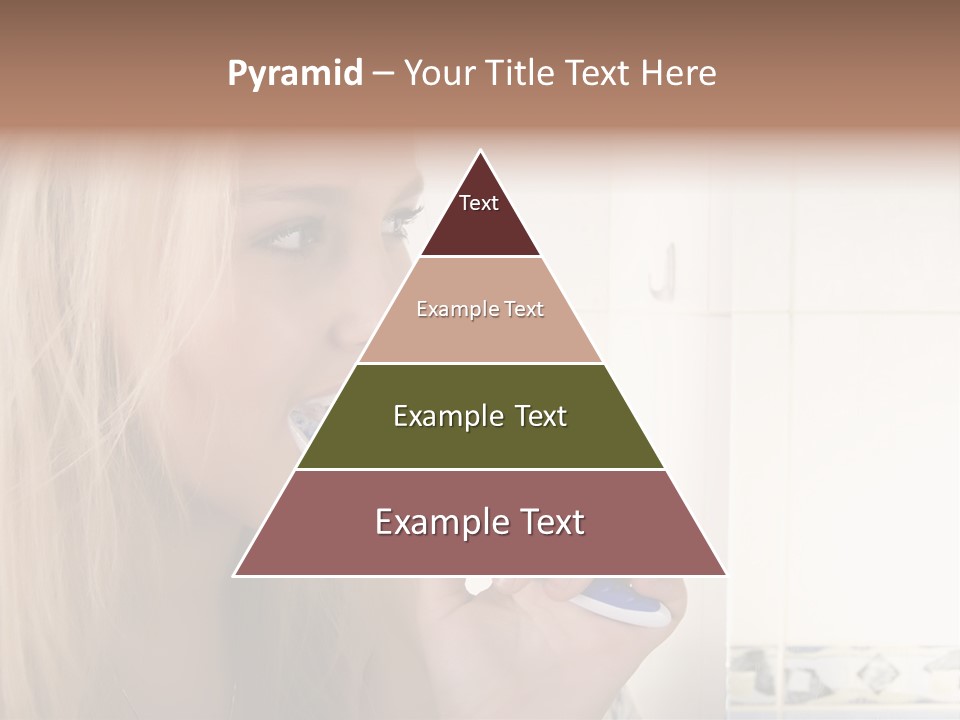 Makeup Woman Bathroom PowerPoint Template