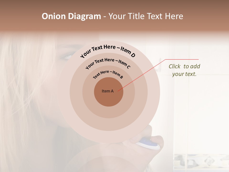 Makeup Woman Bathroom PowerPoint Template