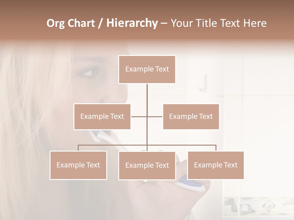 Makeup Woman Bathroom PowerPoint Template