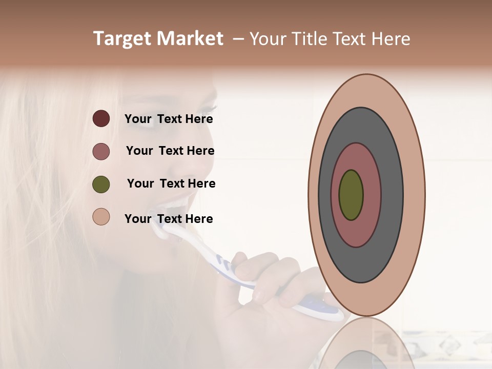 Makeup Woman Bathroom PowerPoint Template