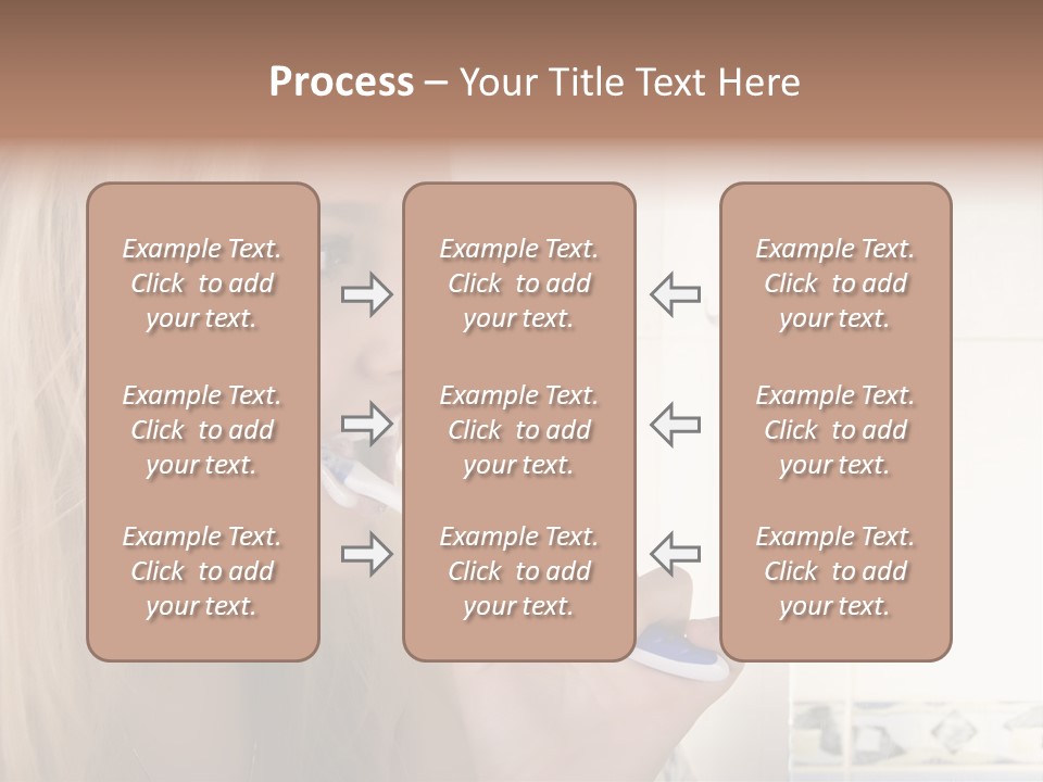 Makeup Woman Bathroom PowerPoint Template