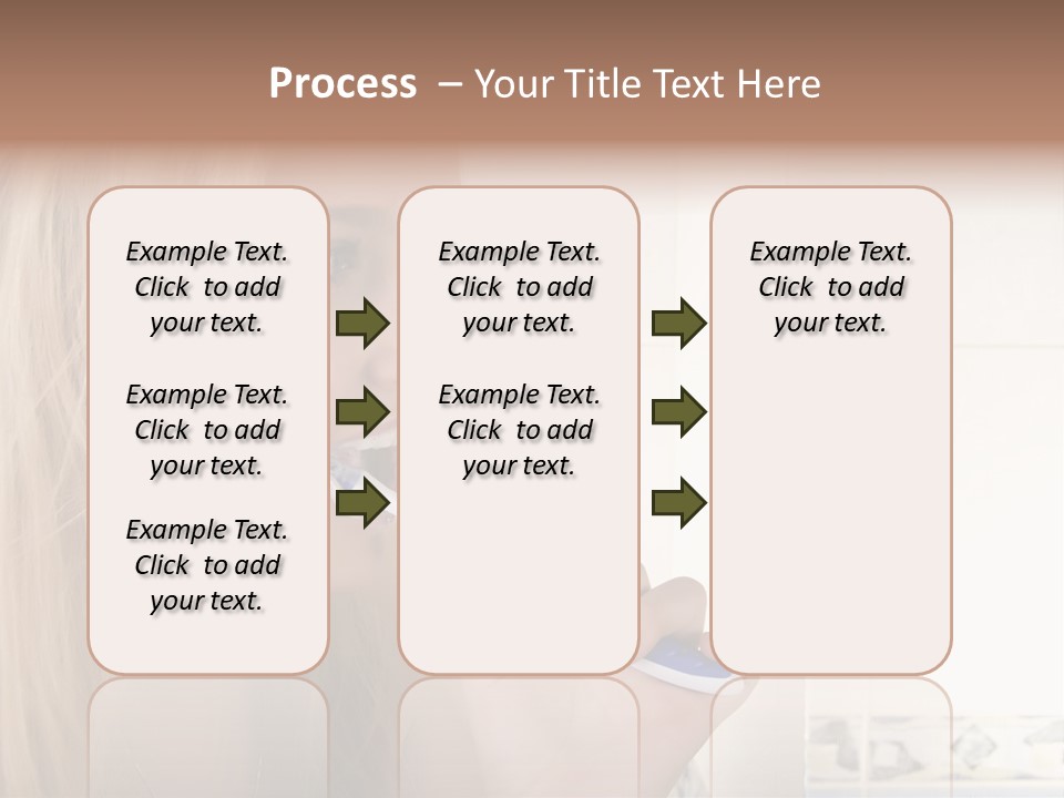 Makeup Woman Bathroom PowerPoint Template