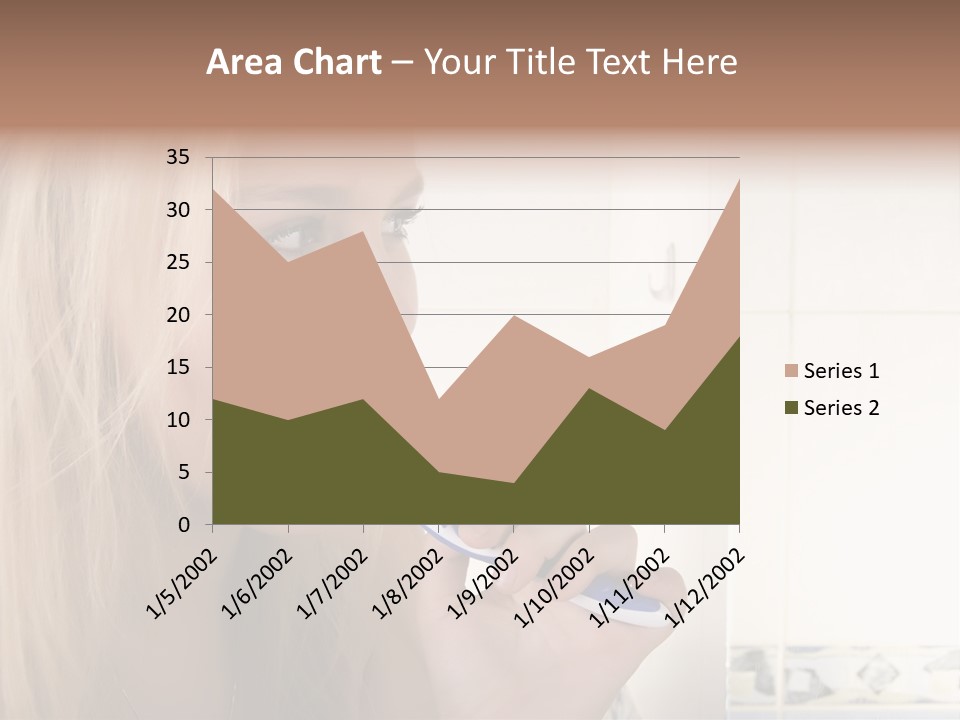 Makeup Woman Bathroom PowerPoint Template