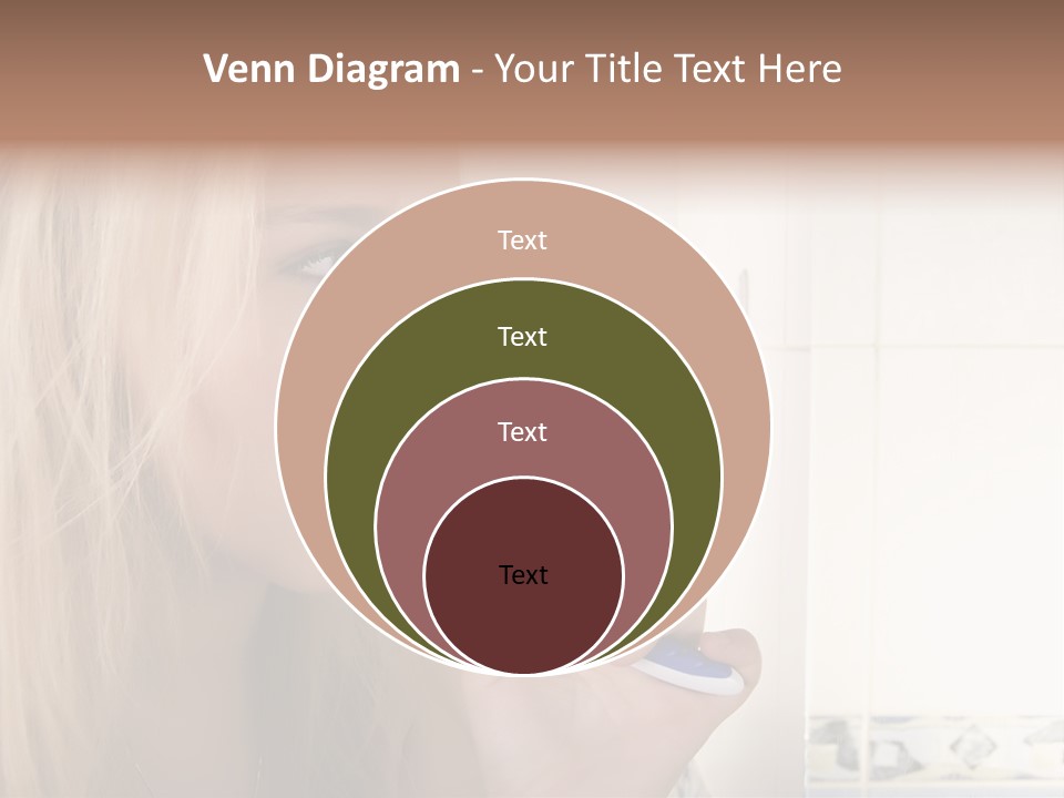 Makeup Woman Bathroom PowerPoint Template