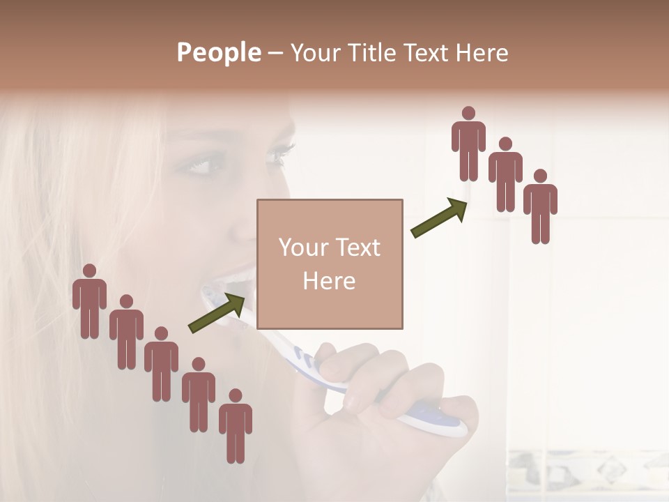 Makeup Woman Bathroom PowerPoint Template