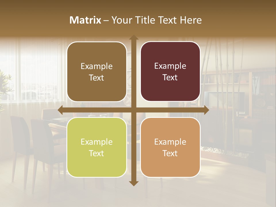 Dining Room Interior Design PowerPoint Template