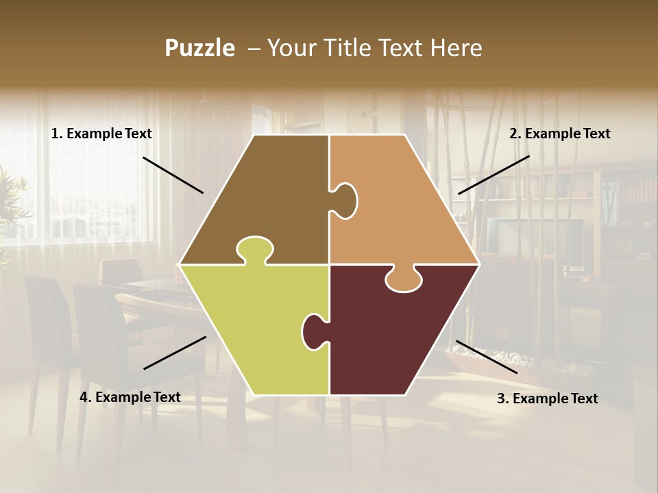 Dining Room Interior Design PowerPoint Template