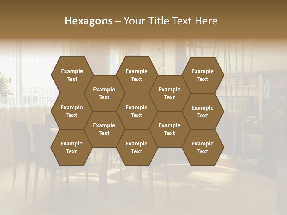 Dining Room Interior Design PowerPoint Template