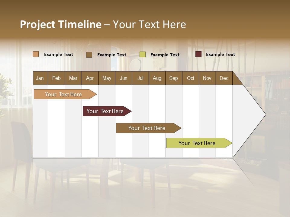 Dining Room Interior Design PowerPoint Template