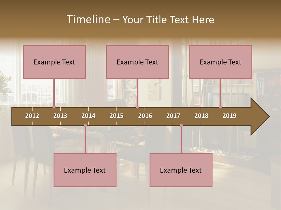 Dining Room Interior Design PowerPoint Template