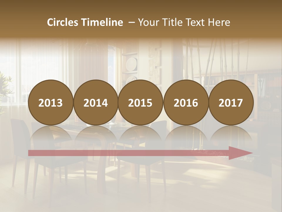 Dining Room Interior Design PowerPoint Template