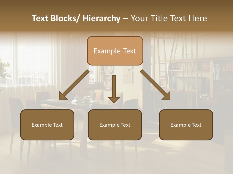 Dining Room Interior Design PowerPoint Template
