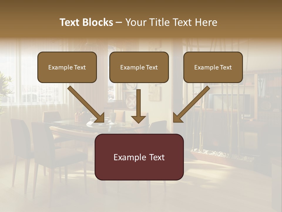 Dining Room Interior Design PowerPoint Template