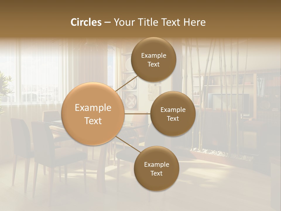 Dining Room Interior Design PowerPoint Template