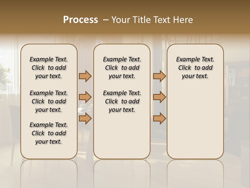 Dining Room Interior Design PowerPoint Template