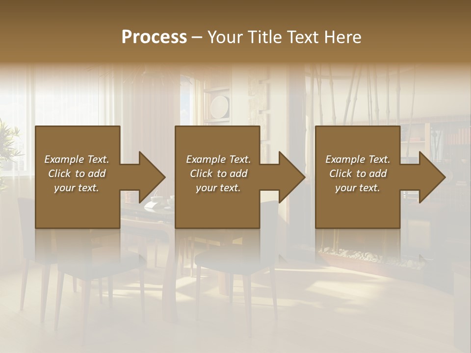 Dining Room Interior Design PowerPoint Template