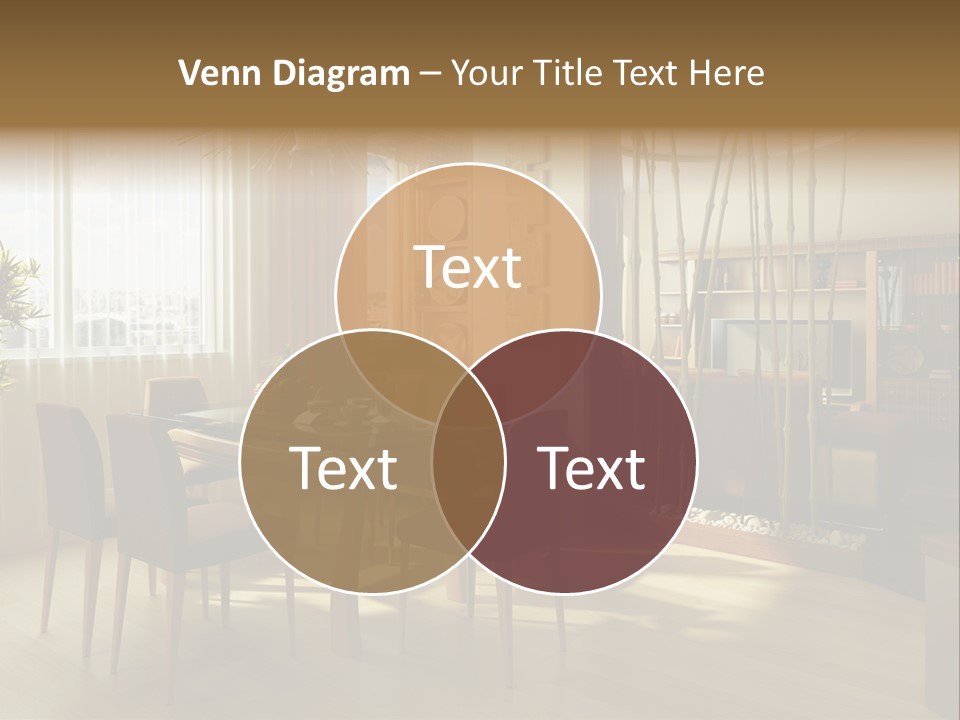 Dining Room Interior Design PowerPoint Template