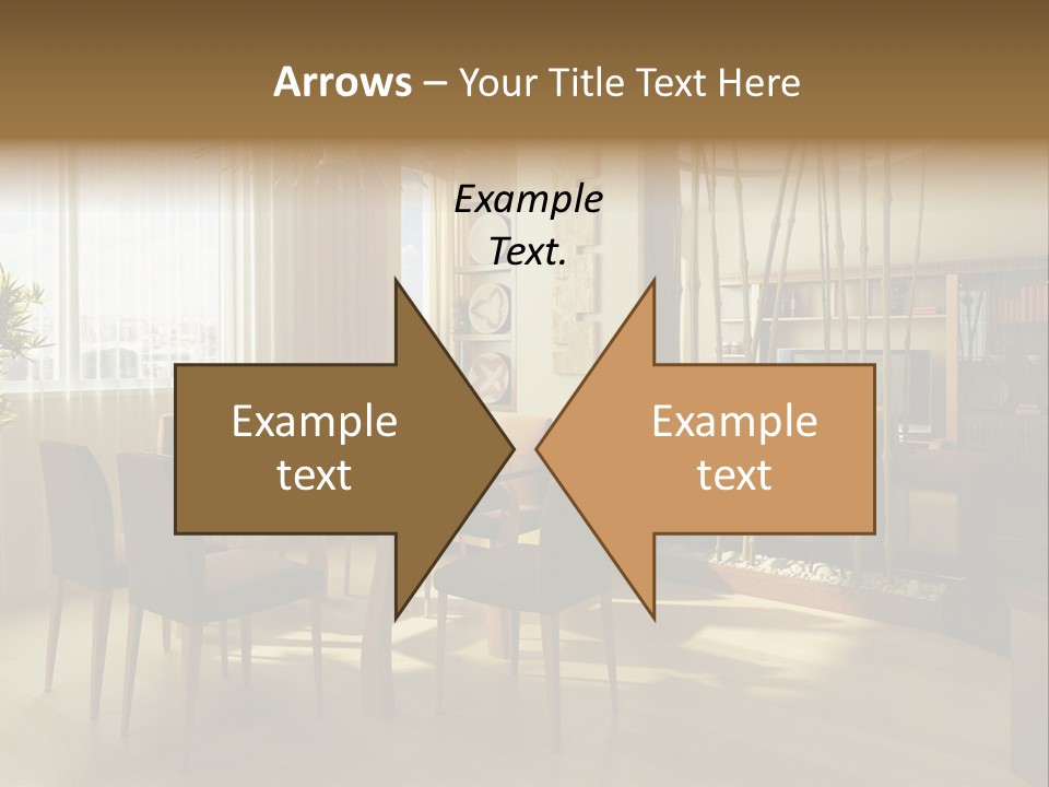 Dining Room Interior Design PowerPoint Template