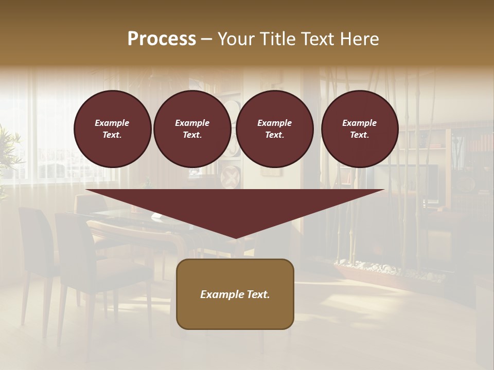 Dining Room Interior Design PowerPoint Template