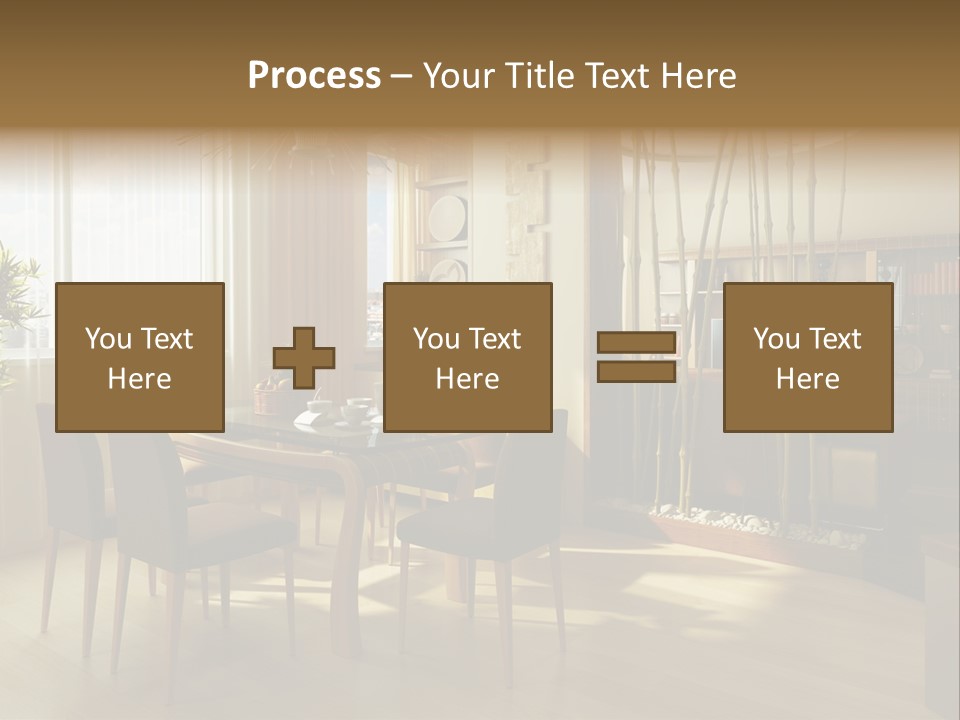 Dining Room Interior Design PowerPoint Template