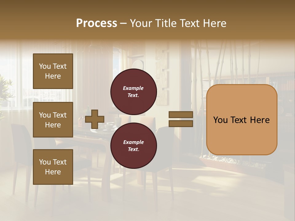 Dining Room Interior Design PowerPoint Template