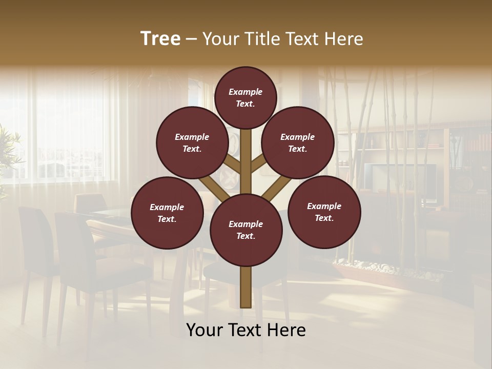 Dining Room Interior Design PowerPoint Template