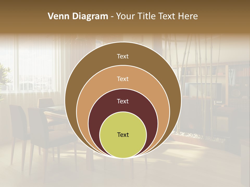 Dining Room Interior Design PowerPoint Template
