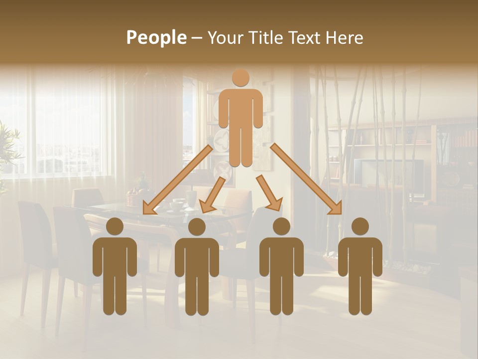 Dining Room Interior Design PowerPoint Template