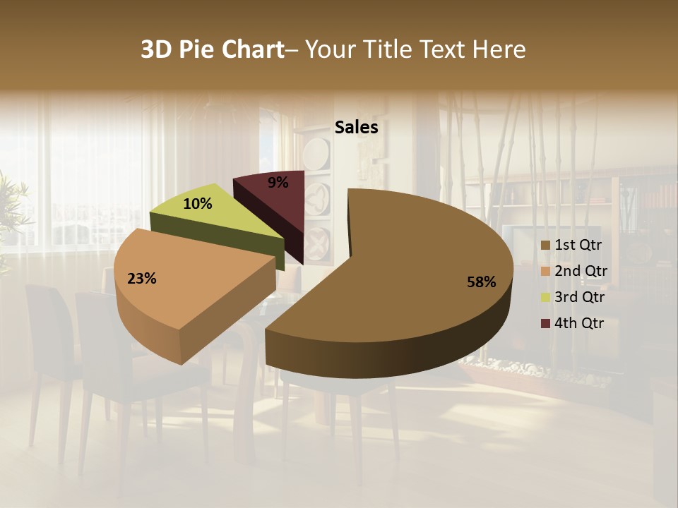 Dining Room Interior Design PowerPoint Template