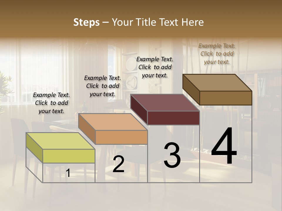 Dining Room Interior Design PowerPoint Template